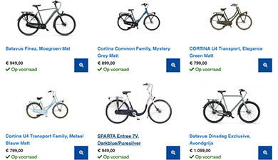 Webshop Pims Fietsen